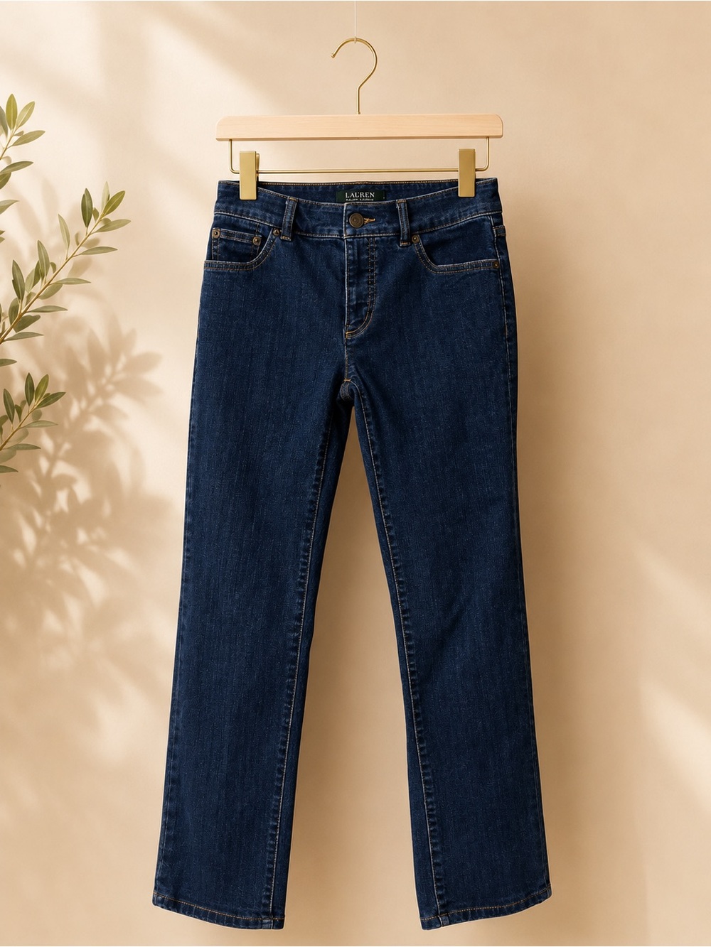 Ralph Lauren Women's Premier Straight jeans, elegant chic! ✨